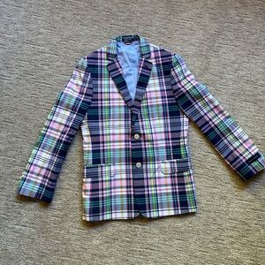 Tommy Hilfiger Plaid Suit Jacket, New With Tags, Size 14 Boys